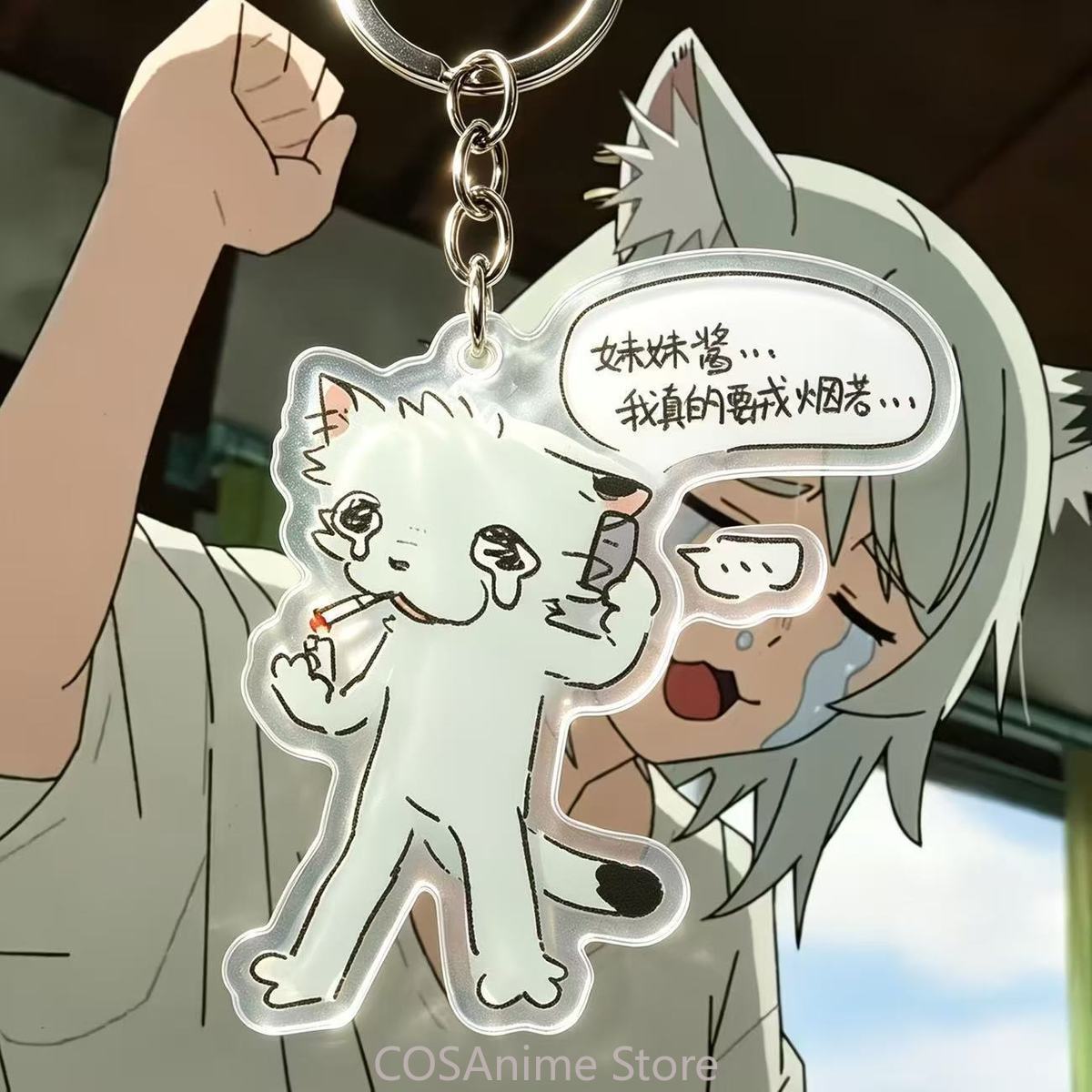 Yani Neko Chainsmoker Cat Keyc - đánh giá và giá Anime Cosplay Cat