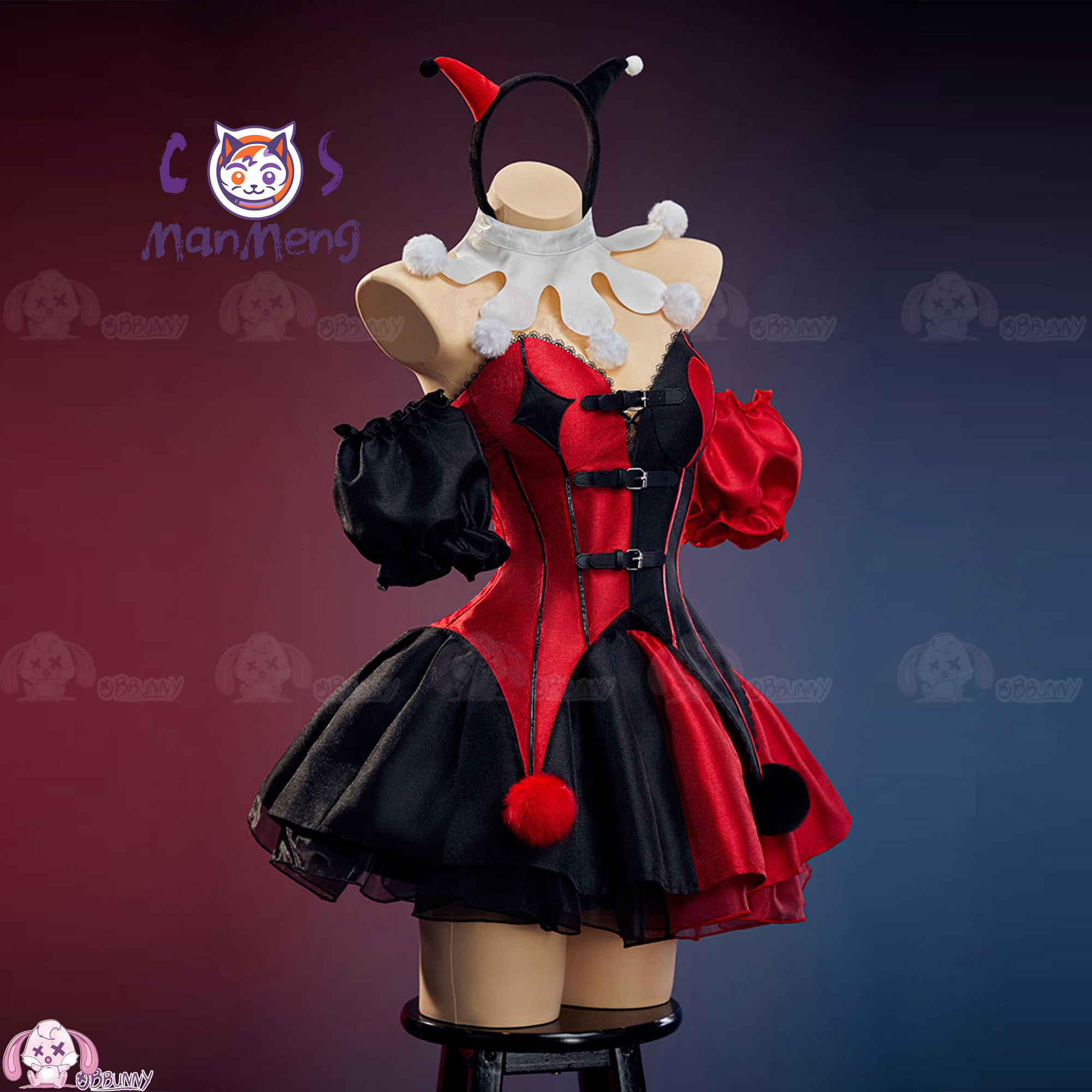 New Clown Gothic Lolita Waist  - đánh giá và giá Anime Cosplay Red