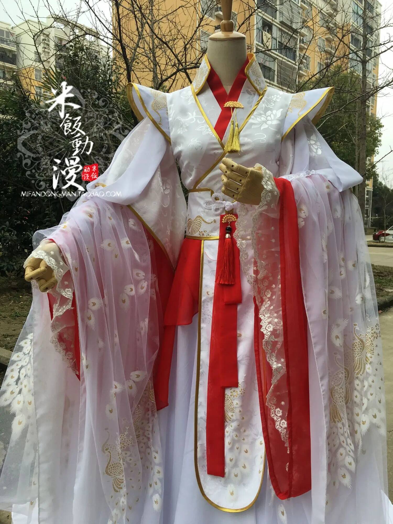 Officials Bless Prince Yue Hea - đánh giá và giá Anime Cosplay Red