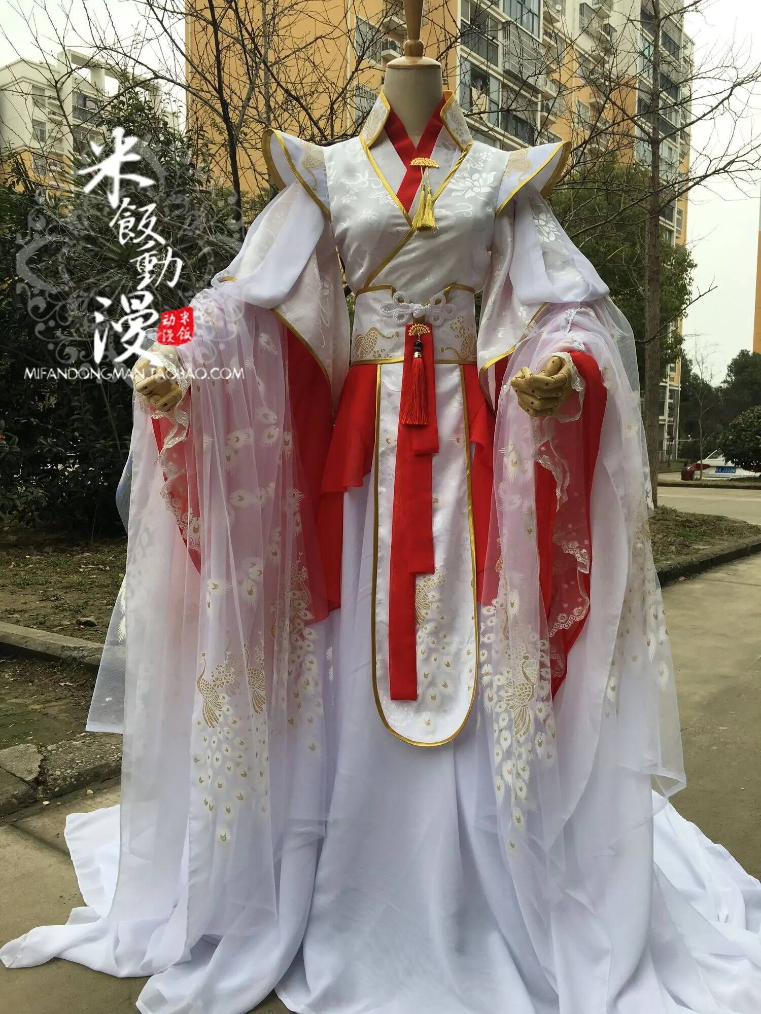 Officials Bless Prince Yue Hea - đánh giá và giá Anime Cosplay Red