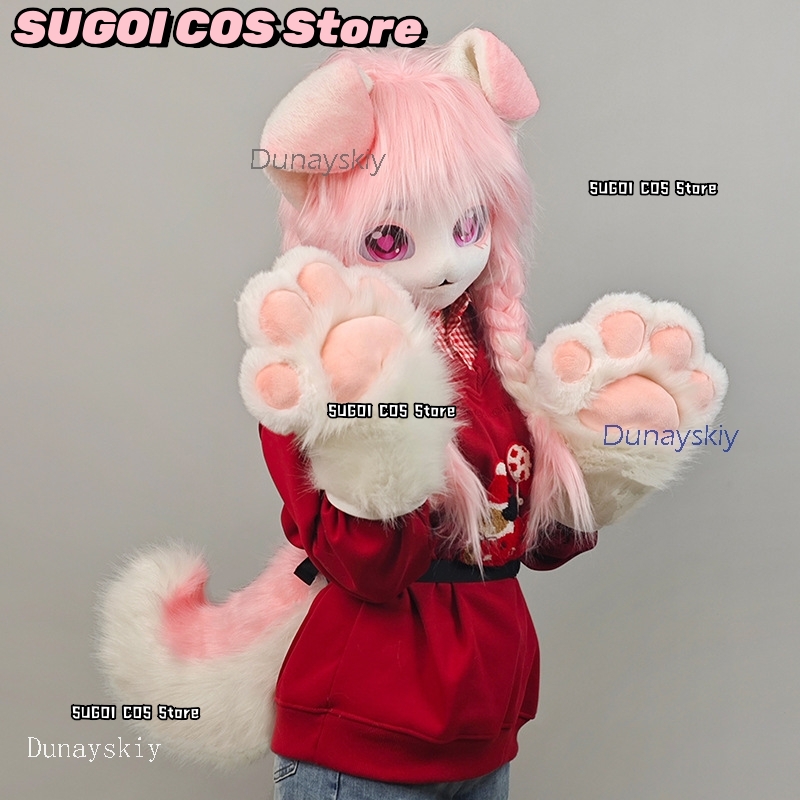 aBcSCS*Fursuit Head Kigurumi C - đánh giá và giá Anime Cosplay Cat