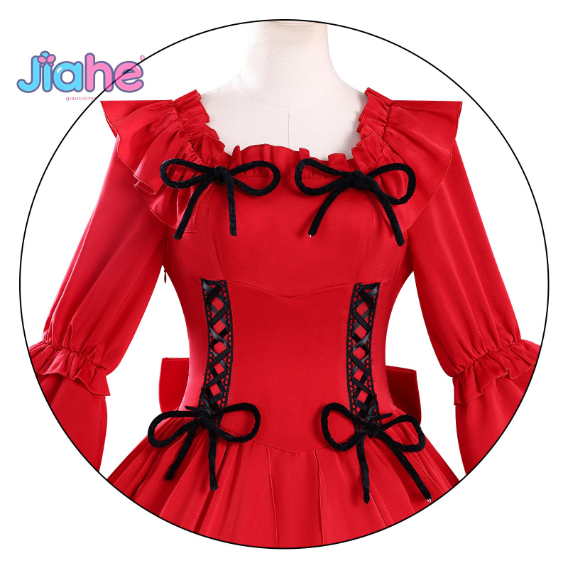 Scarlett Cosplay Costume May I - đánh giá và giá Anime Cosplay Red