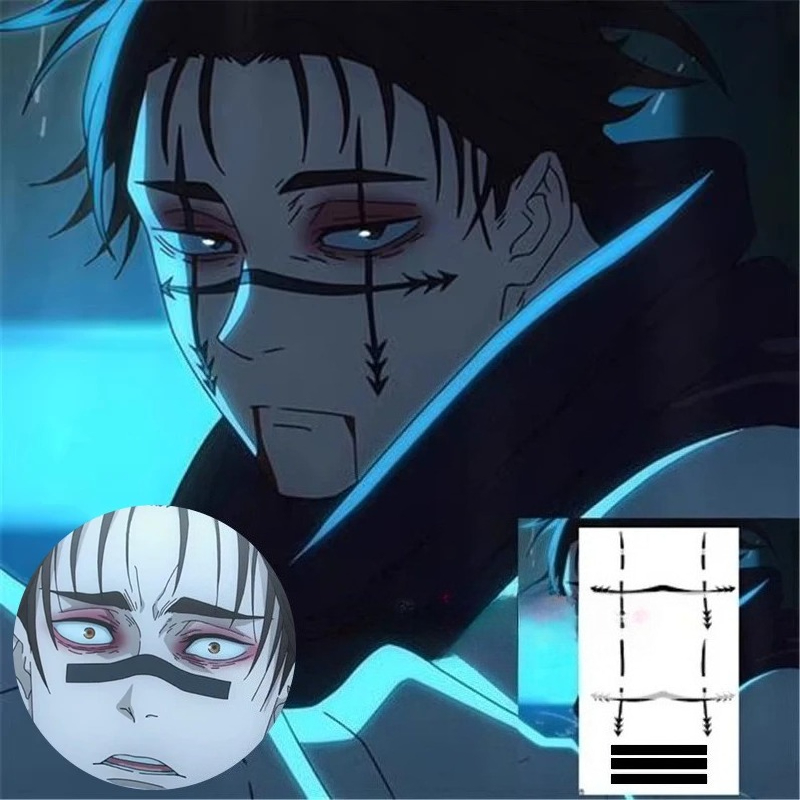 Choso Tattoo Sticker Anime Juj - đánh giá và giá Jujutsu Kaisen Uniform